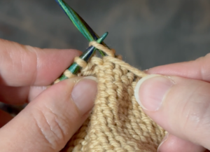 example of purl stitch